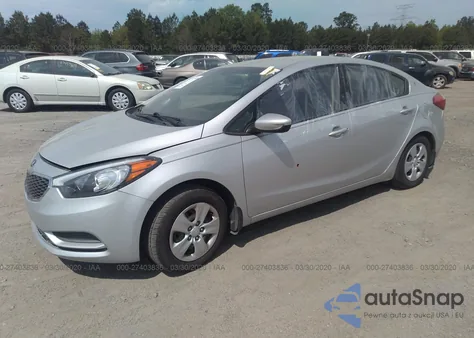 2015 Kia Forte Lx из США, поврежденный, VIN KNAFK4A6XF5330736